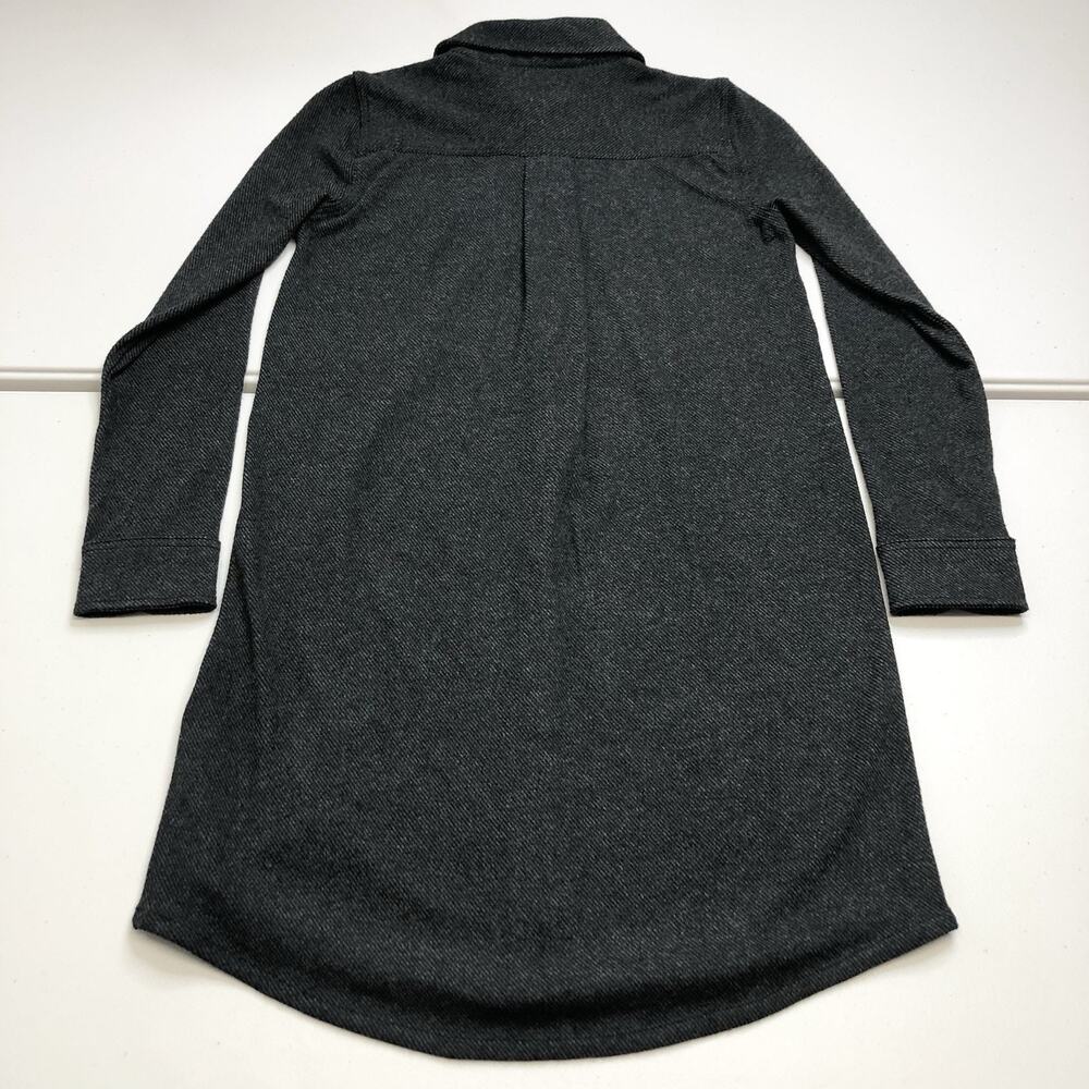 Faherty Legend Sweater Dress Woman’s Heather Black Twill Size Small 188$ - Picture 9 of 10